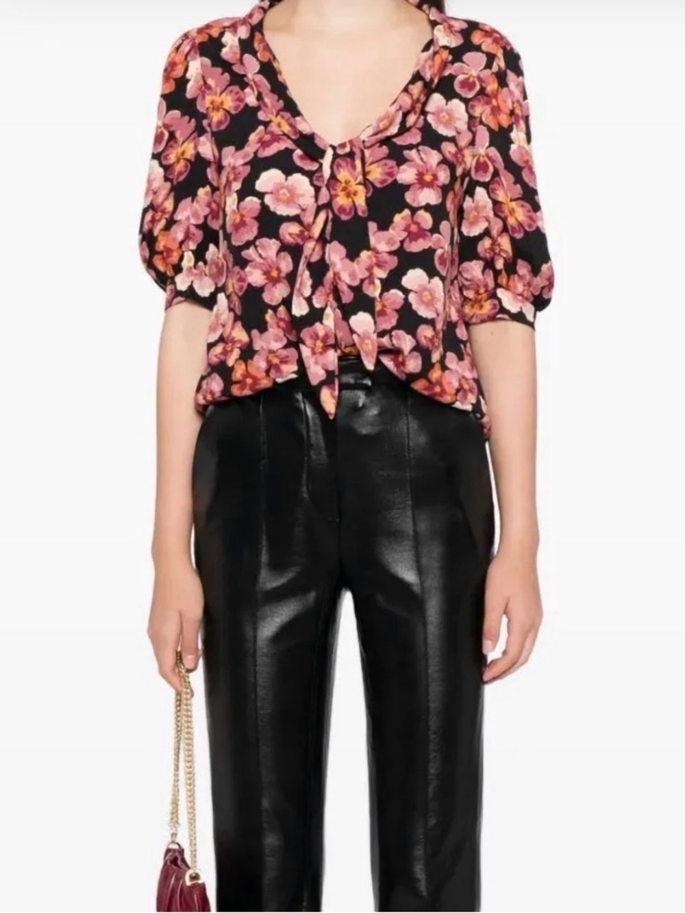 Reformation Joelle Drapey Top | Effortless Everyday | 74% Off Retail | Sz S